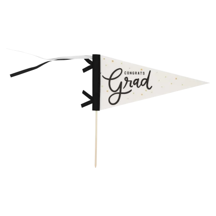 Congrats Grad Felt Pennant Banner