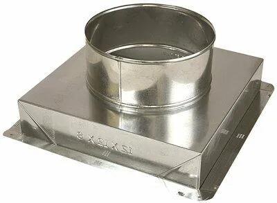 8 in. x 8 in. to 6 in. Ceiling Register Box
