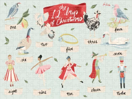 12 Days Of Christmas Puzzle 300 pcs