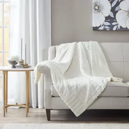 *NEW* Arctic Ultra Plush Down Alternative Throw-Ivory
